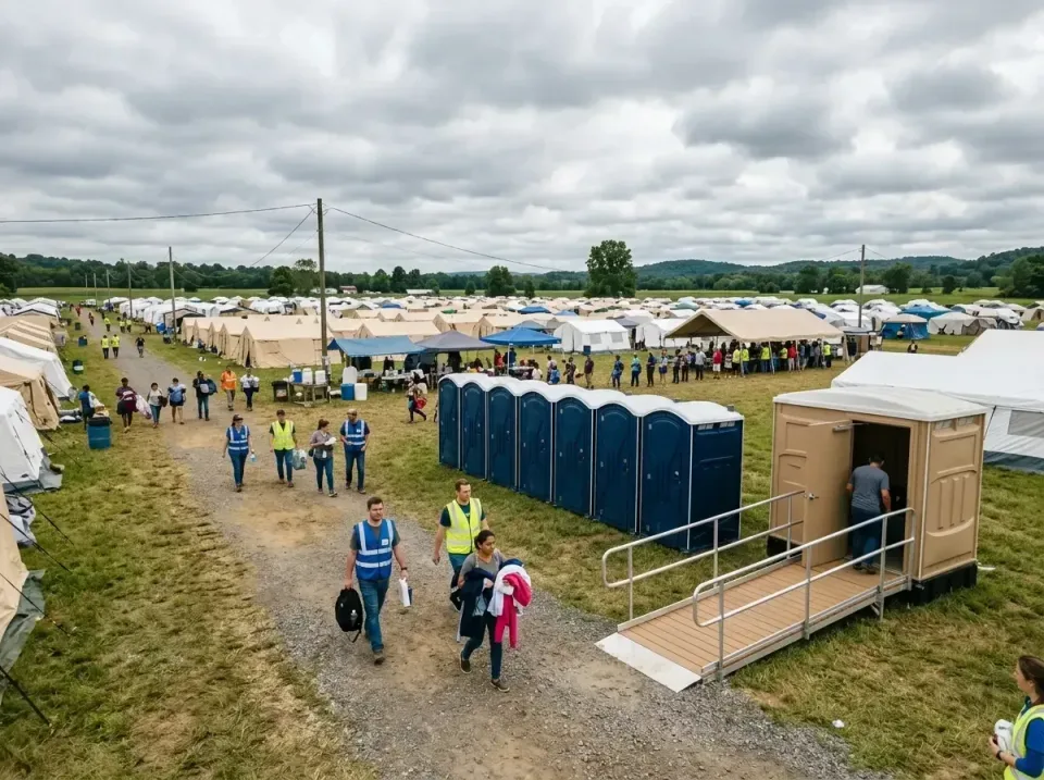 disaster-relief-camp-restrooms-010 — frequently asked questions, Dumpster & Portable Bathrooms Rental in Nashville, IL